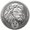 Sidabrinė moneta „Didysis Afrikos penketas – Liūtas II“ 1 oz