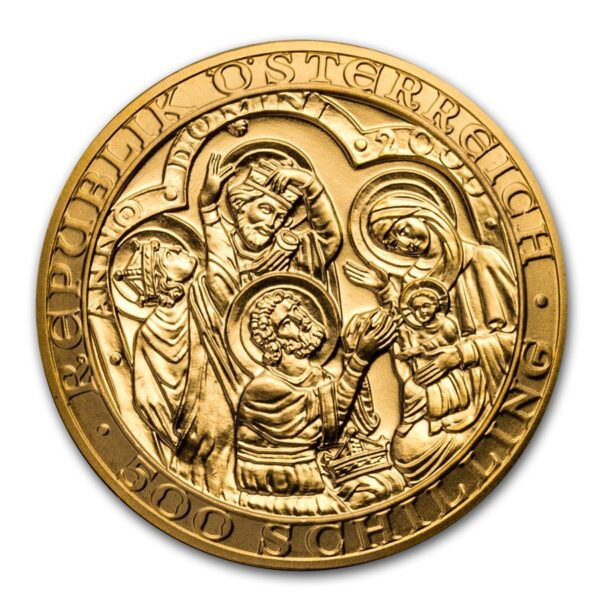 Auksinė moneta "Jėzaus gimimas"