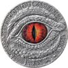 Sidabrinė moneta "Liepsnojantis sparnuotas drakonas"  iš serijos "Dragonologija" 2 oz