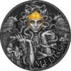 Sidabrinė moneta "Medūza" iš serijos "Didžioji graikų mitologija" 2 oz