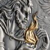 Sidabrinė moneta "Prometėjas" 3 oz iš serijos „Didžioji graikų mitologija”