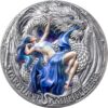 Sidabrinė moneta „Amfipteris ir žvaigždžių sprogimas” iš serijos „Dragonologija”