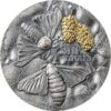 Sidabrinė moneta „Šilkverpis” (iš serijos „Gamtos architektai”) 2 oz