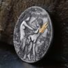 Sidabrinė moneta "Mergaitė ir Kupidonas" 2 oz