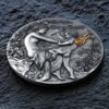 Sidabrinė moneta "Mergaitė ir Kupidonas" 2 oz
