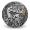 Sidabrinė moneta "Mergaitė ir Kupidonas" 2 oz