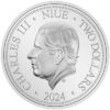 Silver coin "Sarus Cranes  Love is Precious"