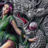 Sidabrinė moneta „Rytų Drakonas” iš serijos „Dragonologija” 2 oz