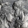 Sidabrinė moneta "Persėjas ir Andromeda" 2 oz iš serijos „Didžioji graikų mitologija”