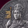 Sidabrinė moneta „Atėnė” 2 oz iš serijos „Didžioji graikų mitologija”
