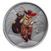 Sidabrinė moneta "Batuotas katinas" iš serijos "Pasakos" 1 oz