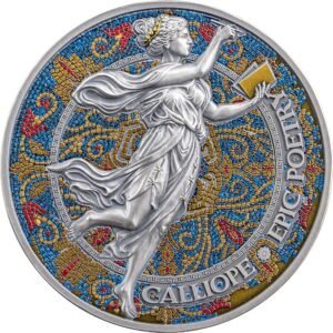 Sidabrinė moneta "Kaliopė" iš serijos "Devynios mūzos" 2 oz