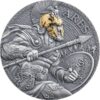 Sidabrinė moneta „Arėjas" 2 oz iš serijos „Didžioji graikų mitologija”