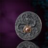 Silver coin „Pink Pearl and Dragon -  Divine Pearls" 2 oz