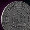 Silver coin „Pink Pearl and Dragon -  Divine Pearls" 2 oz