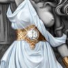 Sidabrinė moneta "Artemidė - medžioklės ir mėnulio deivė" 2 oz su deimantais