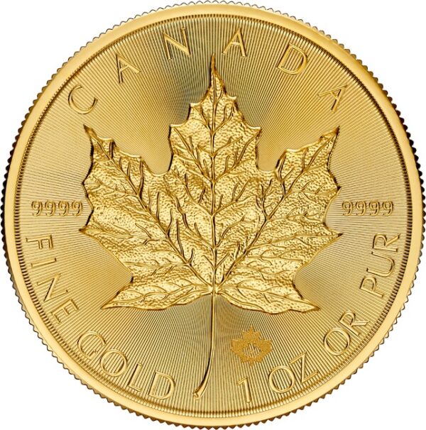 1 oz Auksinė moneta Kanados klevo lapas 2025 Kanada