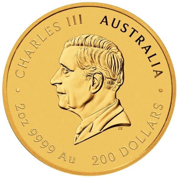 2 oz Auksinė moneta Gyvatės metai (Lunaras III) 2025 Australija