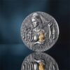 Sidabrinė moneta "Hestija - šeimos židinio deivė" iš serijos „Didžioji graikų mitologija” 3 oz