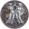 Sidabrinė moneta "Euterpė ir Terpsichorė" iš serijos "Devynios mūzos" 2 oz