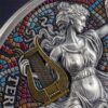 Sidabrinė moneta "Euterpė ir Terpsichorė" iš serijos "Devynios mūzos" 2 oz