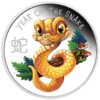 Sidabrinė moneta „Gyvatėlės metai” 1/2 oz
