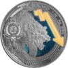 Sidabrinė moneta „Buliaus ir Meškos kova 2025” 1 oz