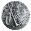 Silver Coin "California gold rush” 5 dollars 2 oz