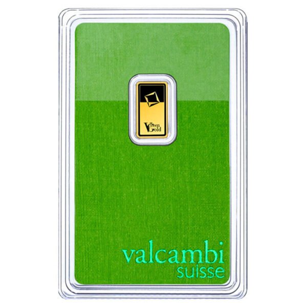 Investicinio aukso luitas Green Gold Valcambi 1 g