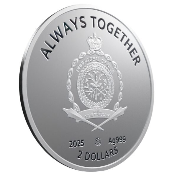 Sidabrinė moneta "Angeliukas" (su deimantuku) 1 oz