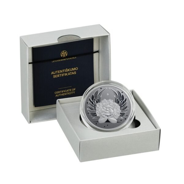 Sidabrinė moneta "Angeliukas" (su deimantuku) 1 oz