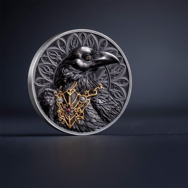 Sidabrinė moneta Varnas 1 oz