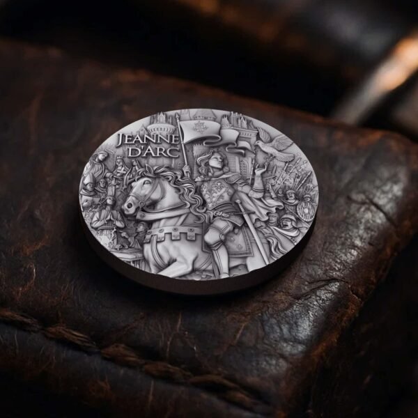 Sidabrinė moneta Žana d'Ark 2 oz