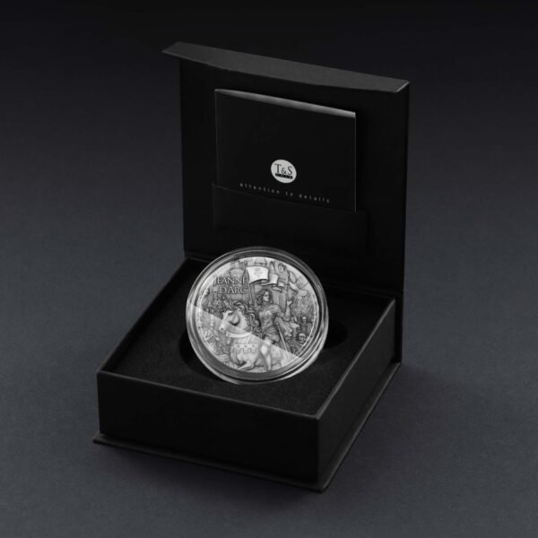 Sidabrinė moneta Žana d'Ark 2 oz