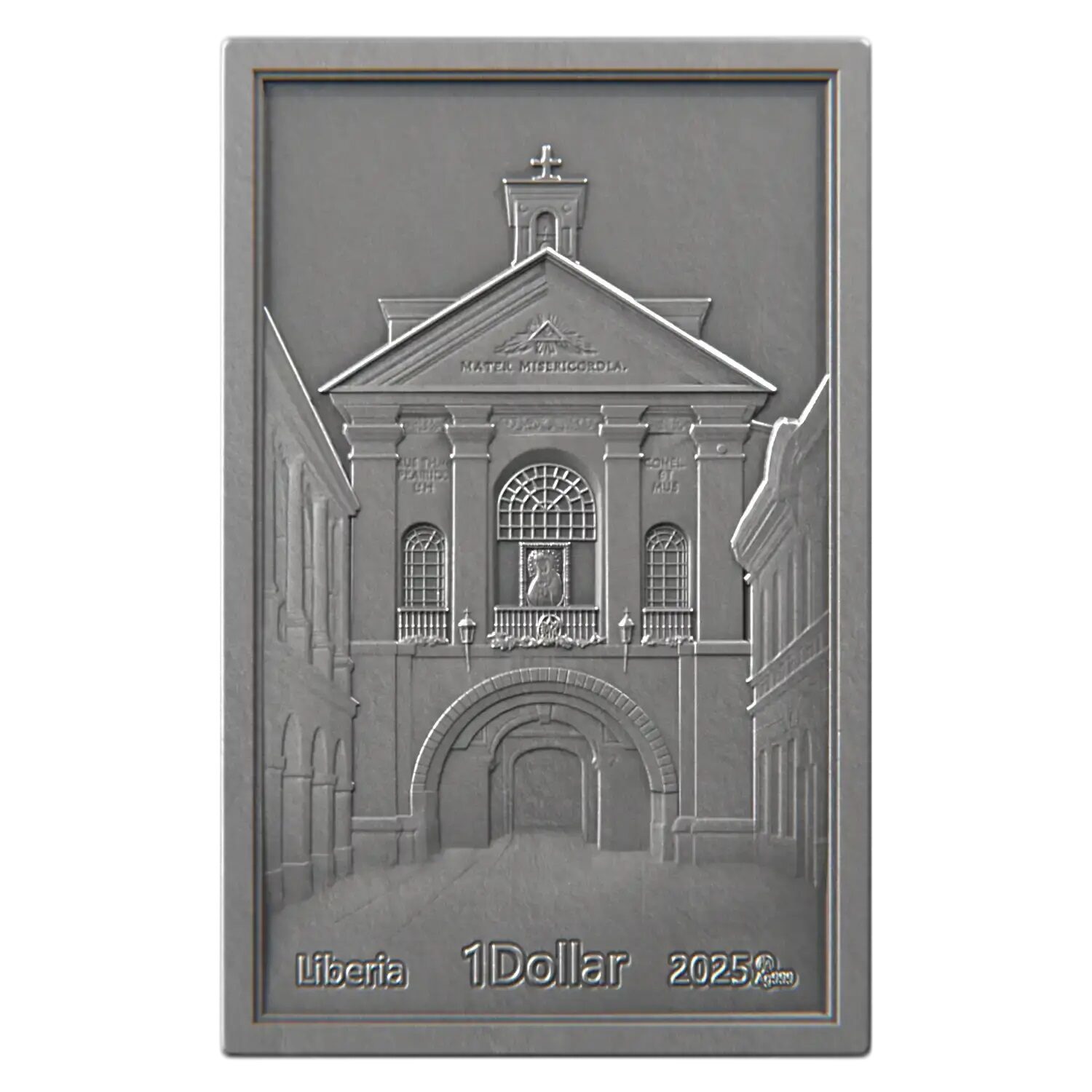 Sidabrinė moneta Aušros Vartų Dievo Motina 1 oz