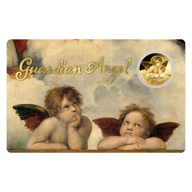 Auksinė moneta Angelas Sargas 1/1000 oz