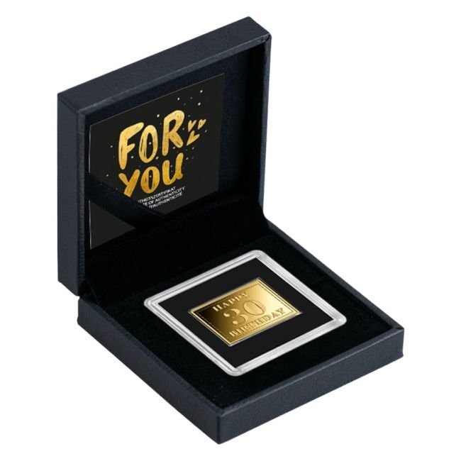 Auksinė moneta 30-asis Gimtadienis 1/1000 oz