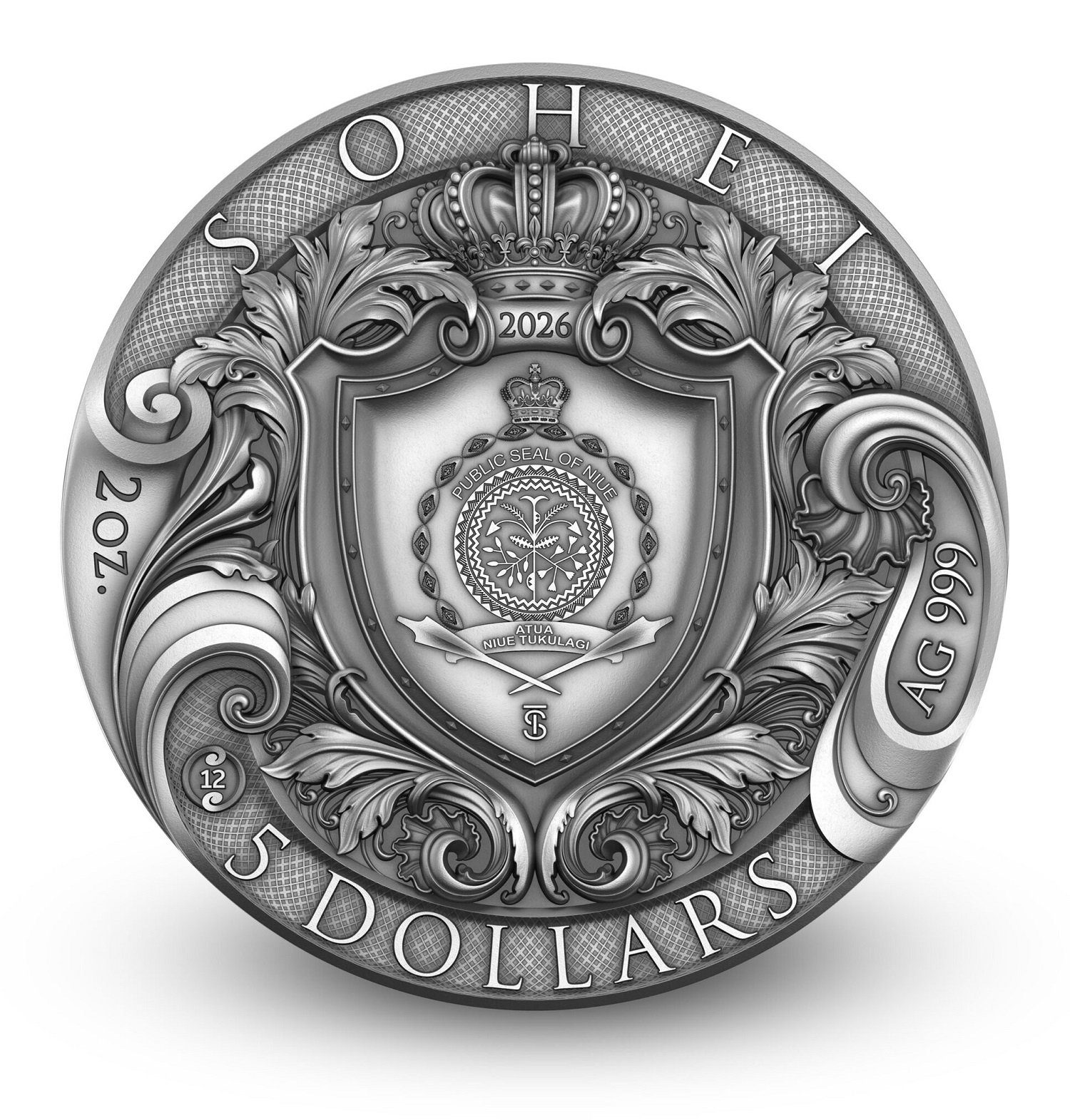 Silver coin SOHEI 2 oz