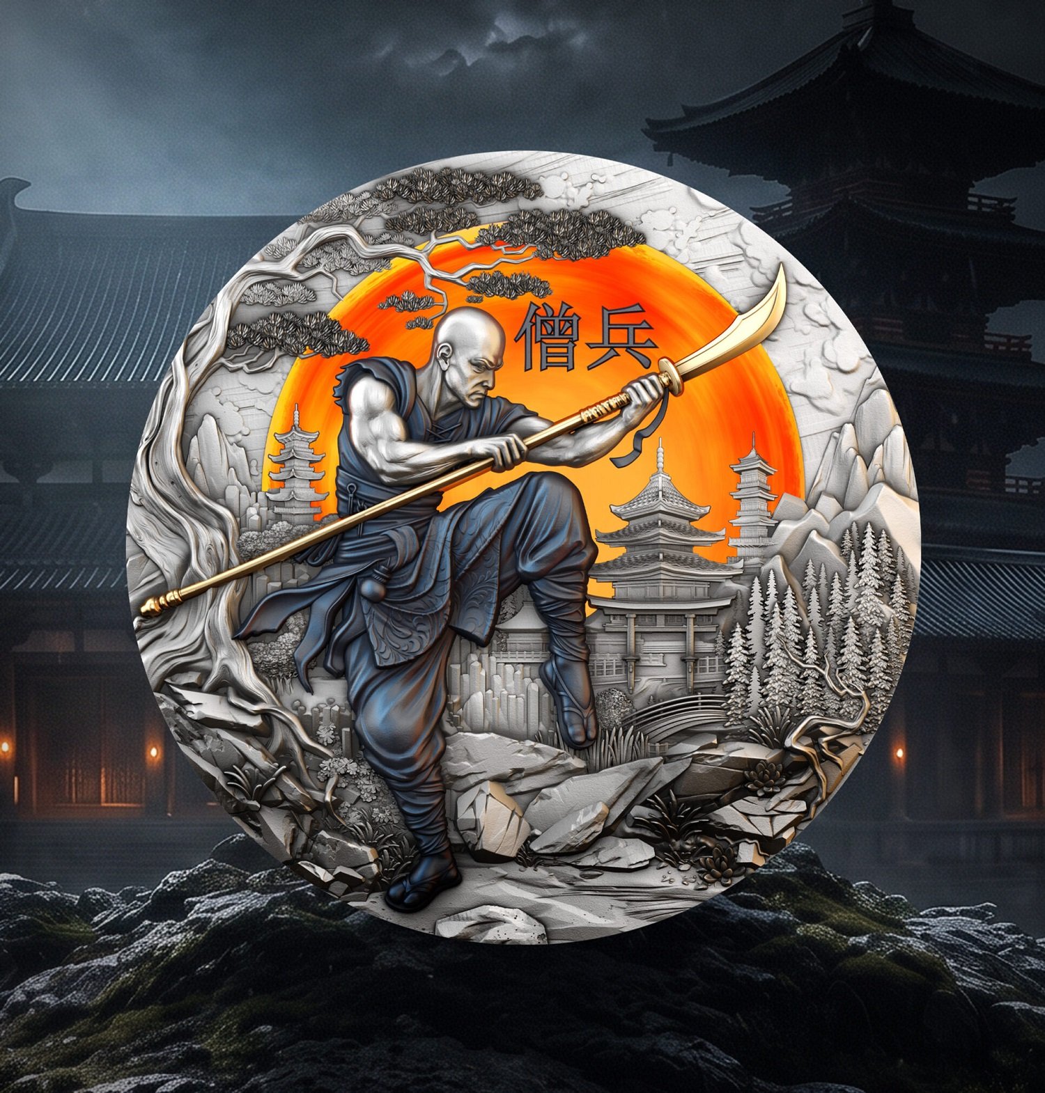 Silver coin SOHEI 2 oz
