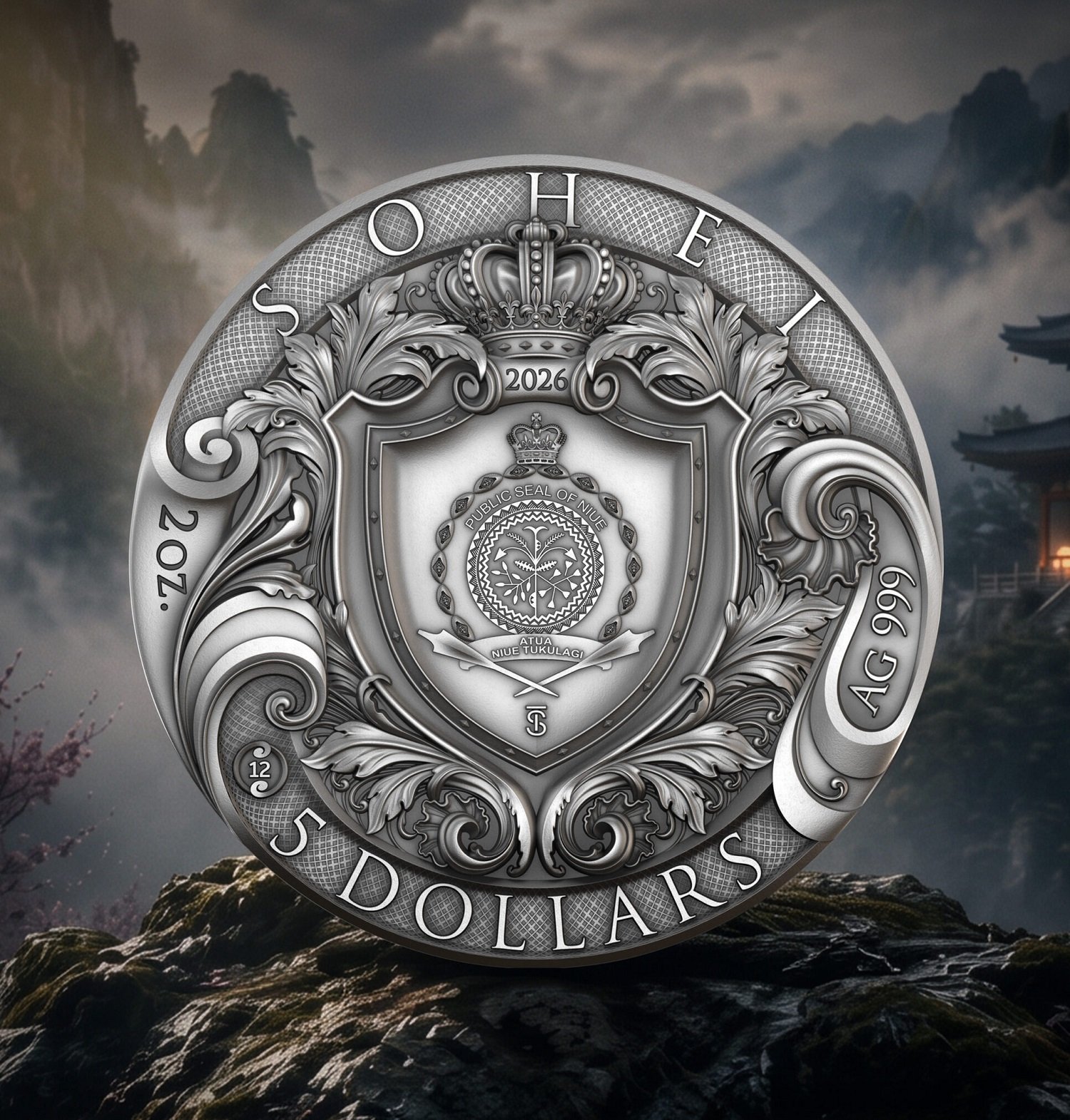 Silver coin SOHEI 2 oz