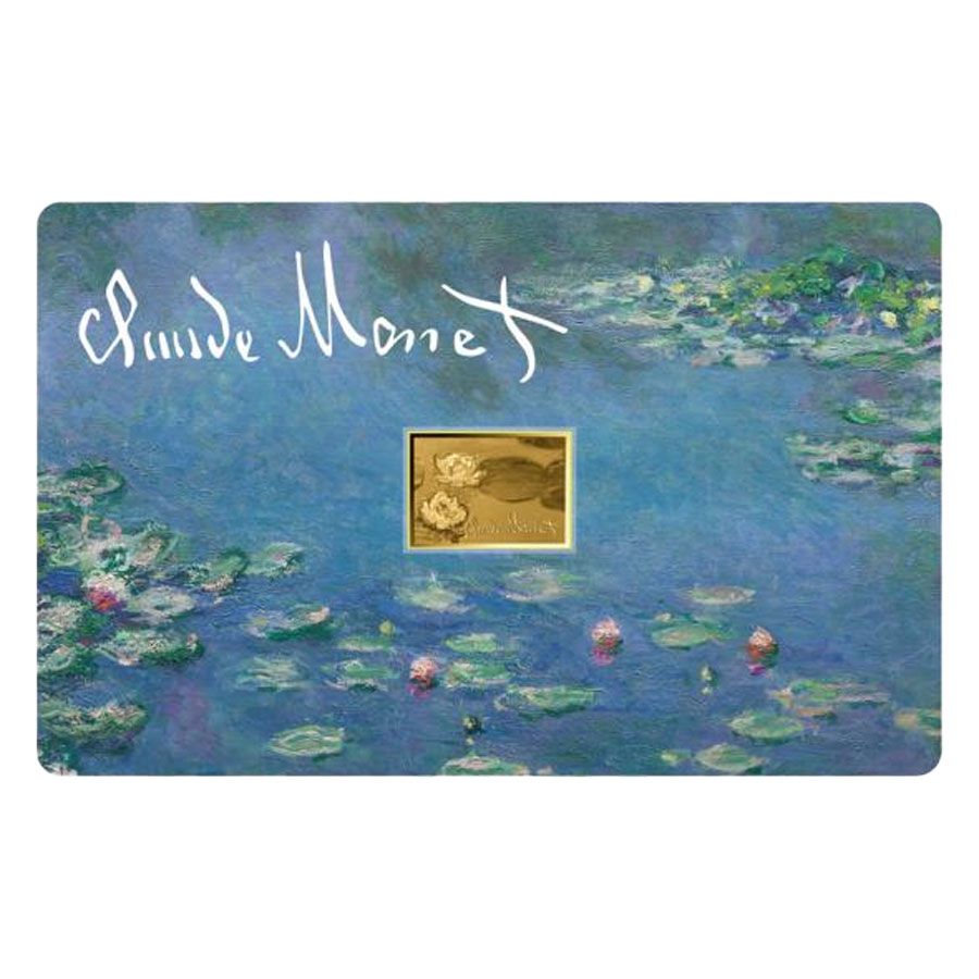 Auksinė moneta Vandens lelijos- Claude Monet, 1/1000 oz