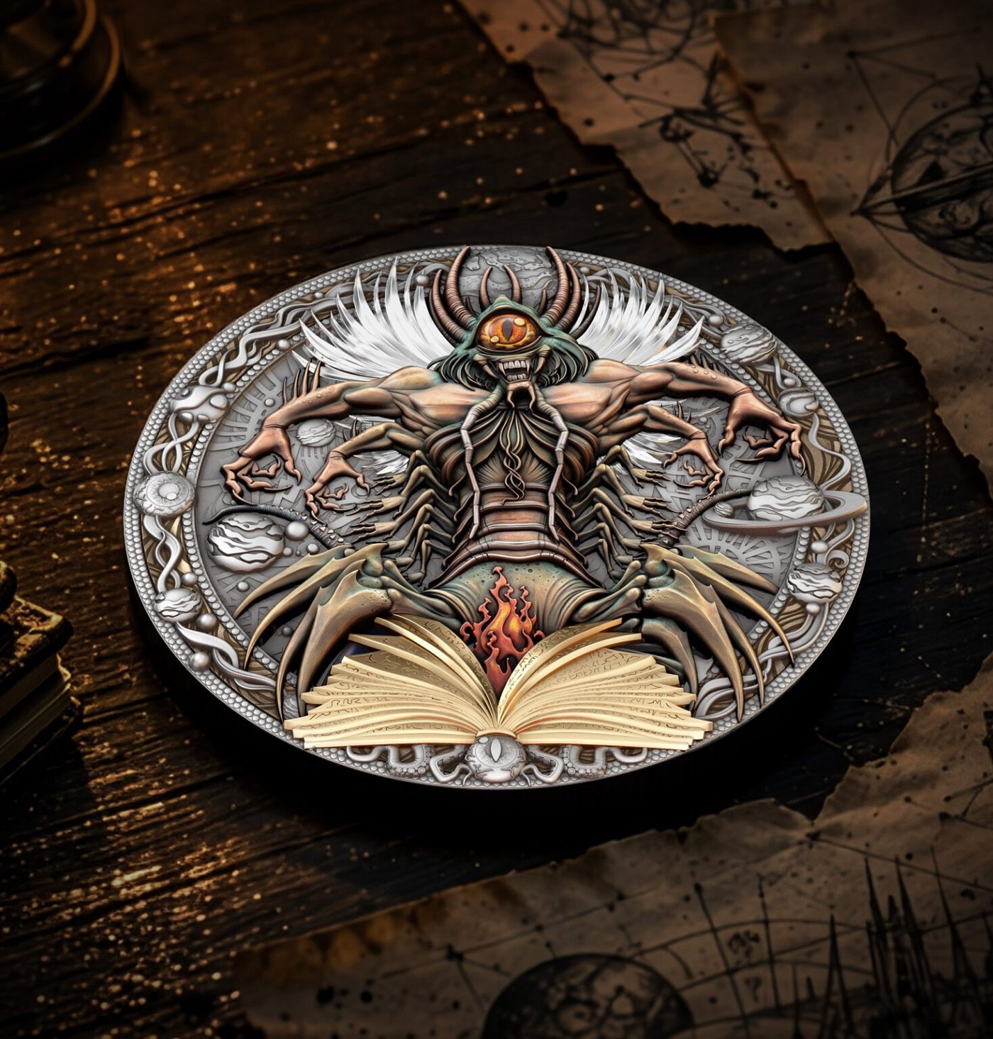 Sidabrinė moneta Cetallian, 2 oz