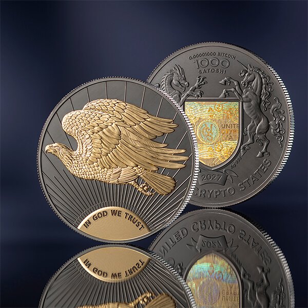 Sidabrinė moneta "Dvigubas erelis“ („Double Eagle“), 1 oz