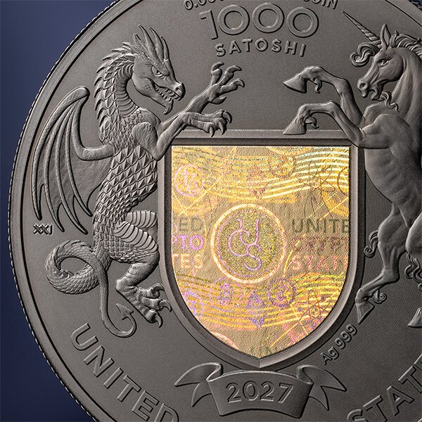 Sidabrinė moneta "Dvigubas erelis“ („Double Eagle“), 1 oz