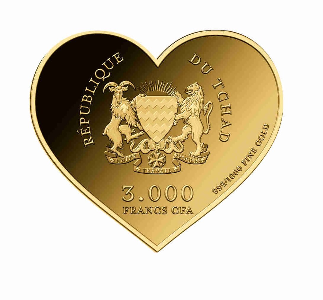 Auksinė moneta Tu man labai brangus/-i, 1/1000 oz